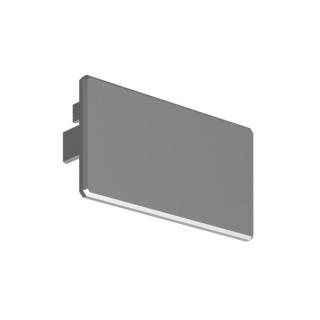 Záslepka KLUŚ LIPOD-50 pro LED hliníkové profily |stříbrná