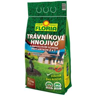 FLORIA Trávníkové hnojivo s účinkem proti krtkům 7,5 kg