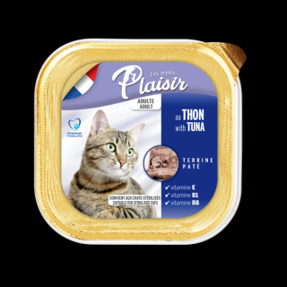 Plaisir cat VANIČKA pro dospělé i kastrované kočky s tuňákem 100 g