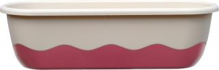 Truhlík samozavlažovací Mareta slonová kost + vínová Velikost: 60 cm