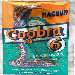 COOBRA 6 Magnum Turbo kvasnice 16% (pro cukerný kvas)
