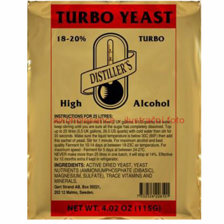 Turbo kvasnice 18-20% (pro cukerný kvas)