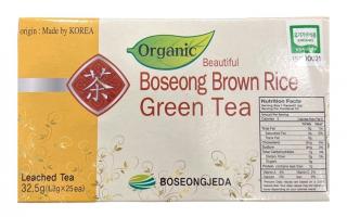 Boseong Organic Brown Rice Tea, 25 bags 32.5g - prošlé datum minimální trvanlivosti
