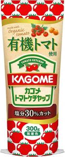Kagome kečup vyrobený z bio rajčat 300g (30% méně soli)