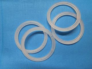 Kroužky na záclony-plastové čiré 40mm