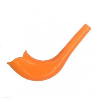 Jednobarevný plastový šofar z Izraele 12.5 cm Barvy - plastový šofar: Oranžová
