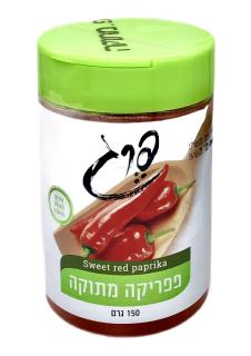Sladká červená paprika Pereg - koření KOSHER z Izraele