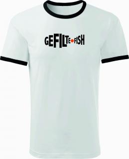 Tričko - GefilteFish bílé - černý potisk Trička dospělí + děti: 10 let