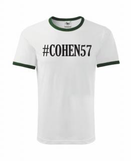 Tričko - Kohen bílé - #COHEN57 Trička dospělí + děti: XL