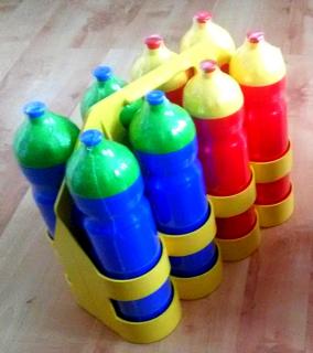 Sportovní set: nosič + láhve (barevné kombinace)