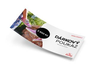 Dárkový poukaz 2 500 Kč