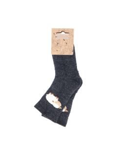 Merino ponožky tmavě šedé Velikost: 21-23