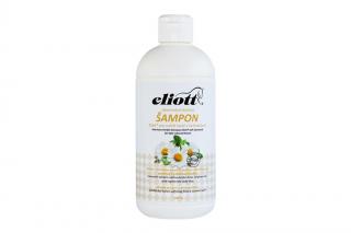 Eliott vet. šampon s heřmánkem 500ml (Veterinární bylinný šampon Eliott® pro světlé koně)