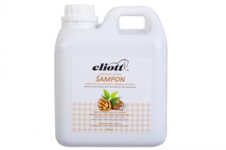 Eliott vet. šampon s ořechem 2l (Veterinární bylinný šampon Eliott® pro tmavé koně)