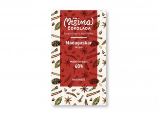 Mléčná čokoláda 60% Madagaskar hřejivá