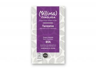 Tmavá čokoláda 85% Tanzanie