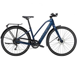 Fitness elektrokolo TREK FX+ 2 Stagger Satin Mulsanne Blue Velikost: M