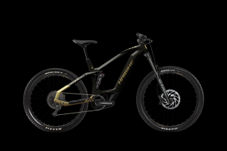 Horské elektrokolo Haibike ALLMTN CF 8 black/gold - gloss Velikost: L