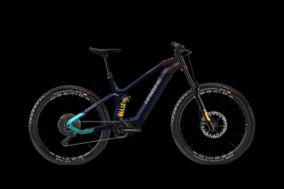 Horské elektrokolo Haibike Nduro 8 Freeride Gloss Navy/Purple/Aqua/Titan Velikost: L