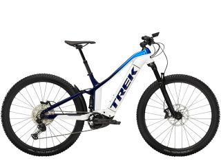 Horské elektrokolo TREK Powerfly FS 7 Gen.2 Crystal White/Alpine-Dark Blue Fade Velikost: L-kola 29