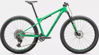 Horské kolo SPECIALIZED Epic World Cup Expert Gloss Electric Green / Forest Green Pearl Velikost: M