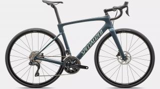 Silniční kolo SPECIALIZED Roubaix SL8 Comp METTALIC DEEP LAKE/WHITE SAGE METALLIC Velikost: 44