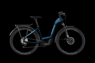 Trekingové elektrokolo Haibike Trekking 8 Gloss Roy/Blue Met silver Velikost: L