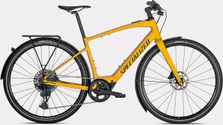 Trekingové elektrokolo SPECIALIZED Turbo Vado SL 5.0 EQ Brassy Yellow / Black Reflective Velikost: L