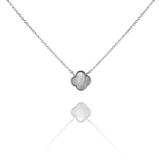 Náhrdelník ze stříbra s perleťovou ozdobou - Meucci SN063