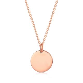 Pozlacený stříbrný náhrdelník s medailonkem - Meucci SYN015