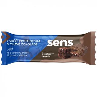 Sens Cvrččí proteinovka v tmavé čokoládě Příchuť: Čokoládové brownie