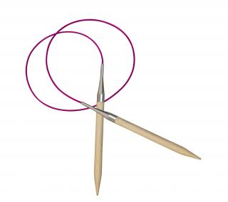 Jehlice kruhové Knit Pro Basix 6,00 různé délky lanka pom: 80cm