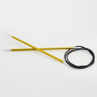 Jehlice kruhové Knit Pro Zing Alu 3,50mm různé délky lanka Délka lanka: 80cm, Velikost: 3,50mm