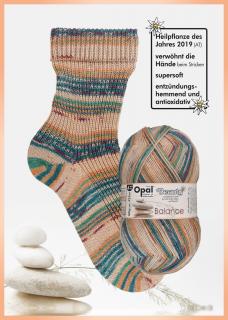 Ponožková příze Opal Beauty - Balance, 100g, 11403
