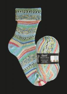 Ponožková příze Opal Hundertwasser 179-2101, 100g
