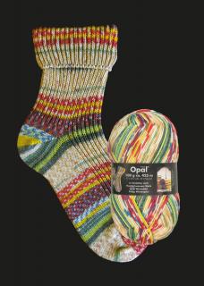 Ponožková příze Opal Hundertwasser 625 - 2104, 100g