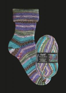 Ponožková příze Opal Hundertwasser 676A - 2106, 100g