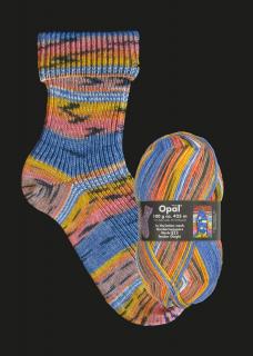 Ponožková příze Opal Hundertwasser 831 - 2103, 100g