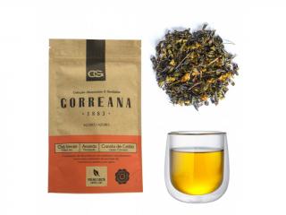 Gorreana zelený azorský čaj s ananasem a cejlonskou skořicí 80g
