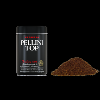 Pellini TOP 100% Arabica v plechové dóze mletá káva 250 g