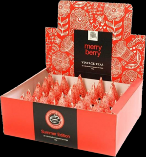 Vintage Teas Černý čaj Merry Berry v pyramidkách 30 x 2,5 g