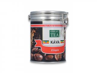 Great Tea Garden mletá káva Etiopie v dóze 200g