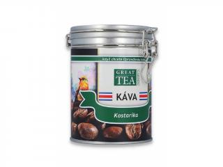 Great Tea Garden mletá káva Kostarika v dóze 200g