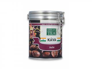 Great Tea Garden Zrnková káva India Planta v dóze 200g