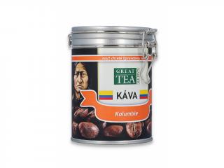 Great Tea Garden Zrnková Káva Kolumbie v dóze 200g