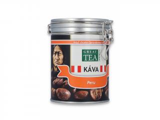 Great Tea Garden zrnková Káva Peru v dóze 200g