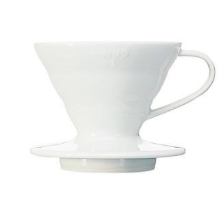Hario keramický dripper na kávu V60-01 bílý (Dripper pro filtrovanou kávu)