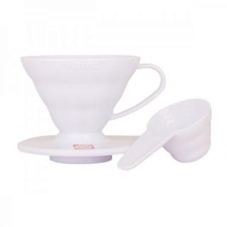Hario plastový dripper na kávu V60-01 bílý (Dripper pro filtrovanou kávu)