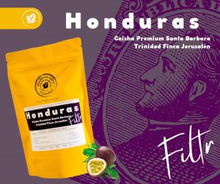 Honduras Geisha Premium Santa Barbara Trinidad Finca Jerusalén – natural – Pražená na filtr (Čerstvě pražená káva)