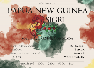 Pražená káva - Papua New Guinea Sigri - Káva Kroměříž